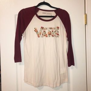 VANS quarter sleeve t-shirt